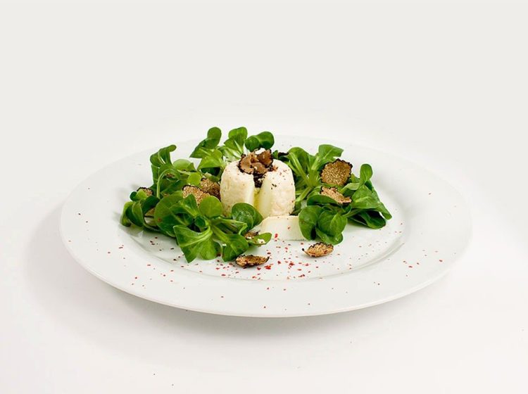 Ziegen Croutons mit Trüffeln