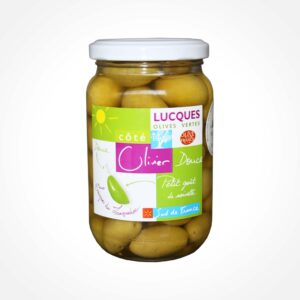 Lucques olives green with stone
