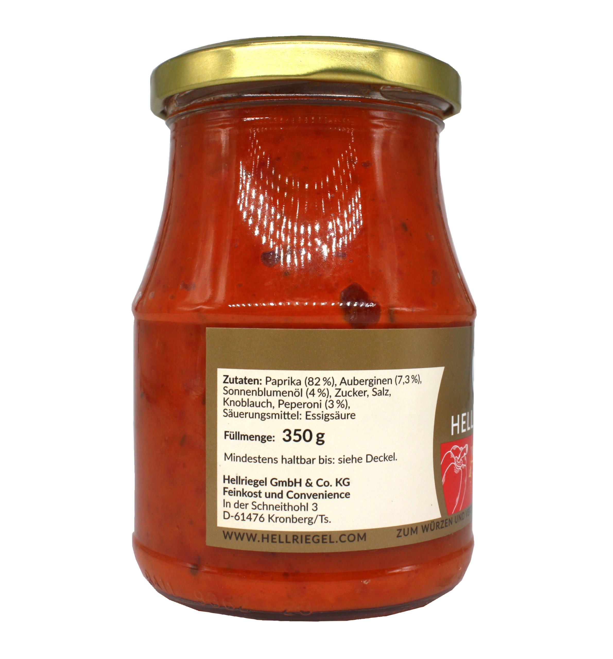 Hellriegel Ajvar pikant, 350 g 2 Hellriegel Ajvar pikant, 350 g – Bild 2