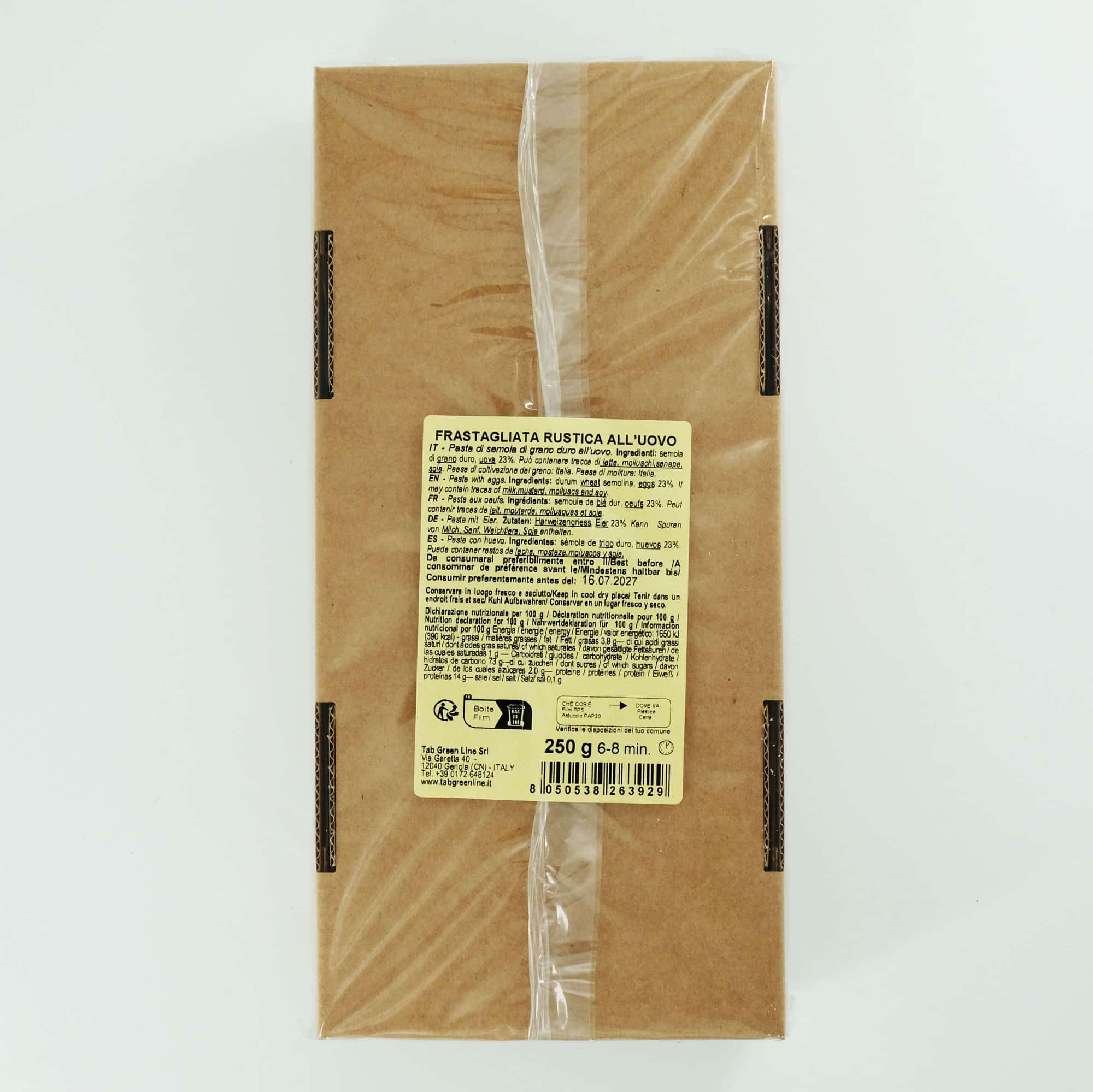 Frastagliata Pasta mit Ei 250 g – Bild 2