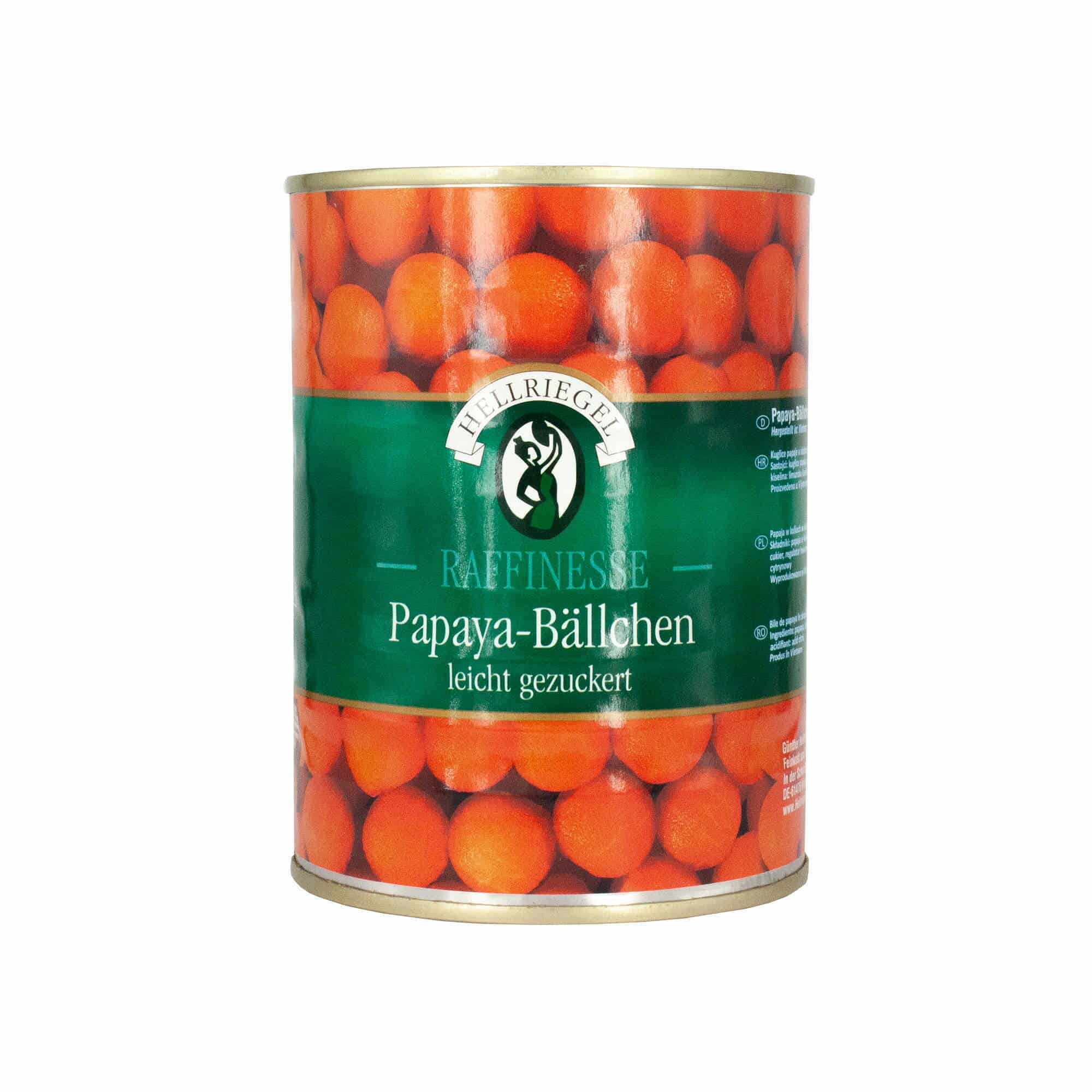 Hellriegel Raffinesse Papaya-Bällchen