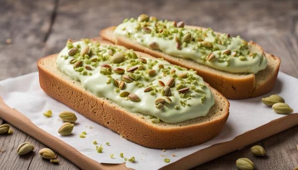 Bread with pistachio