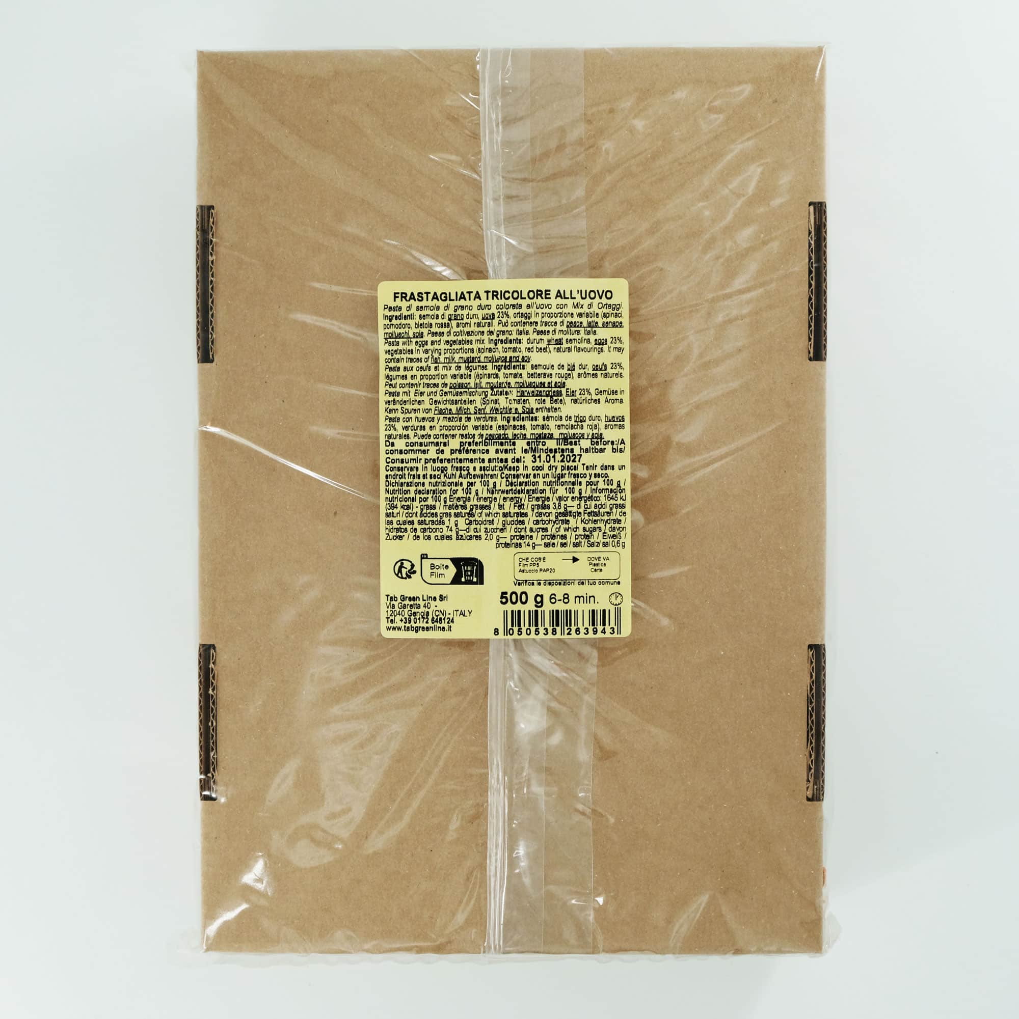 Frastagliata Pasta tricolore mit Ei 500 g – Bild 2