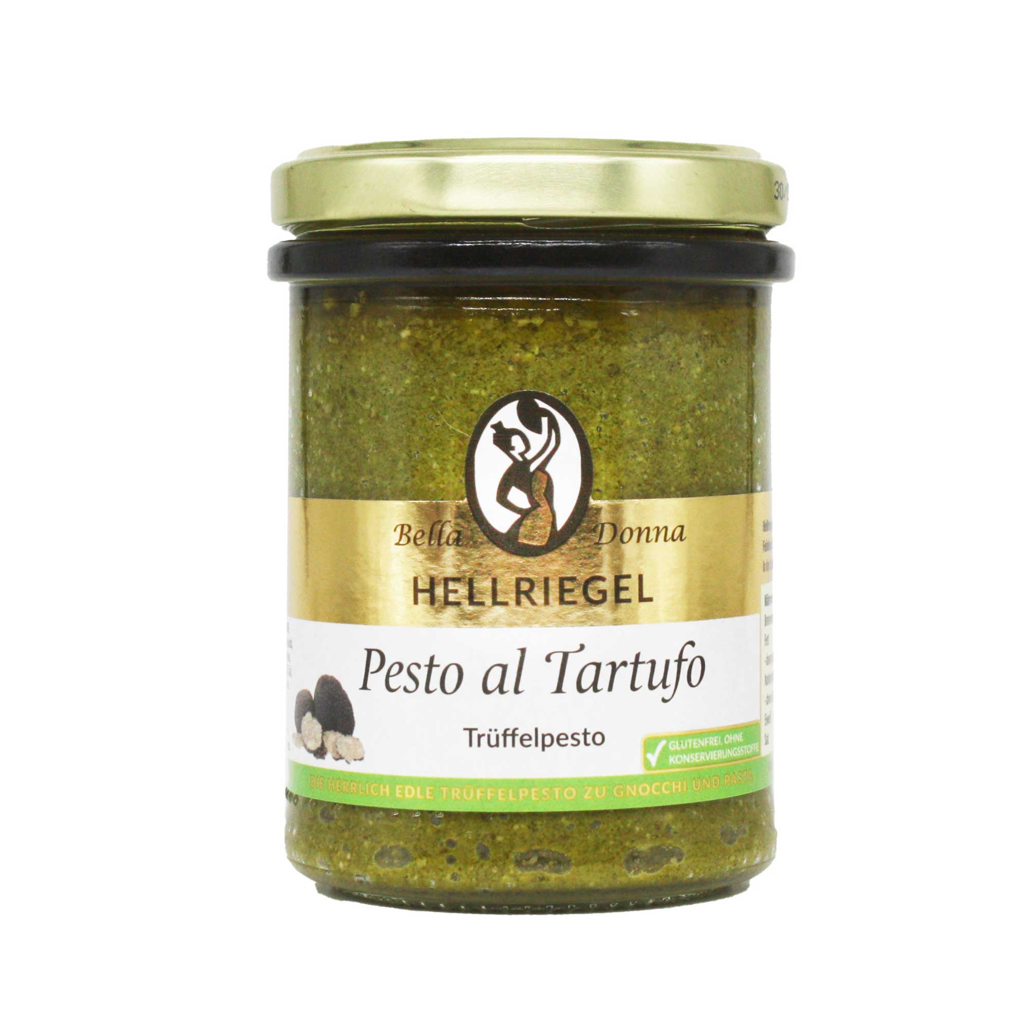 Hellriegel Bella Donna Trüffelpesto (Pesto al Tartufo) 180 g 1 Hellriegel Bella Donna Trüffelpesto (Pesto al Tartufo) 180 g