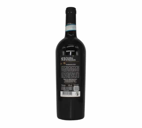 SUD Primitivo di Manduria - DOP 2023, 14 % vol. 750 ml – Bild 2